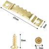 Multi Functional Saw Tooth Hooks With Screw Picture Hanging Metal Hook  Wall Oil Painting Mirror