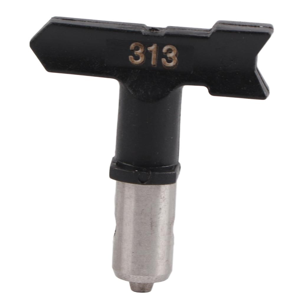 Reversible Tungsten Steel Airless Paint Spray Gun Tip Nozzle Accessoies Home Tool Black 313#