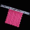Comfortable Handle Acrylic Rolling Pin Floral Vine Embossed Fondant Roller Pastry Making