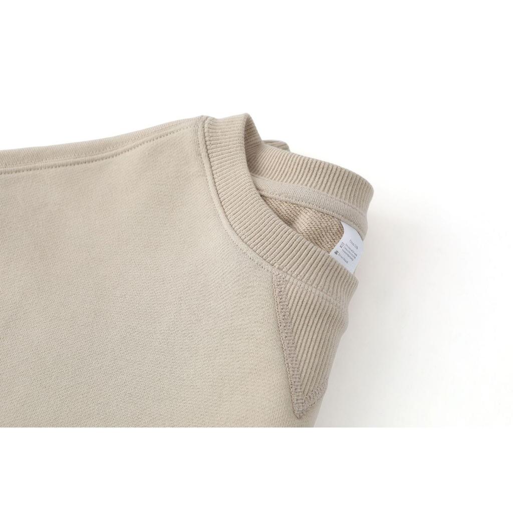 Cotton Women Solid Color Round Neck Long Sleeve Hoodie Sweatshirt Fashion Ladies Streetwear Slouch Pullover Jumper Tops