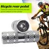 2Pcs Aluminum Alloy Bike Pegs Foot Pedals Backseat Stands Foot Rest Anti-Slip Stunt