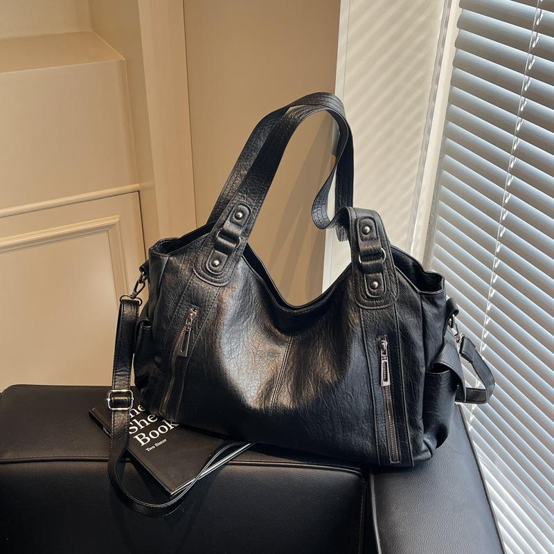Новая женская сумка модная, стильная и простая, сумка-тоут в ретро-стиле, персонализированная сумка через плечо кроссбоди большой вместимости.