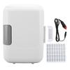Car Mini Fridge 4L Low Noise Compact Skincare Beverage Cooler Warmer for RV Beverage Food Cosmetics