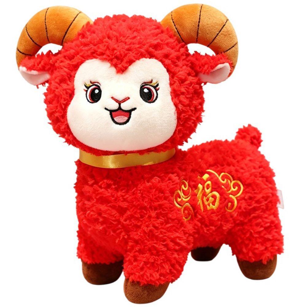 Fortune Sheep Year Stuffed Doll Stuffed Animal Lucky Sheep Plush Toy Party Supplies