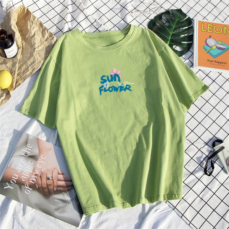 TWINFLAMES Футболки, женская летняя одежда, футболка Harajuku, футболка с рисунком, повседневные топы с короткими рукавами для девочек