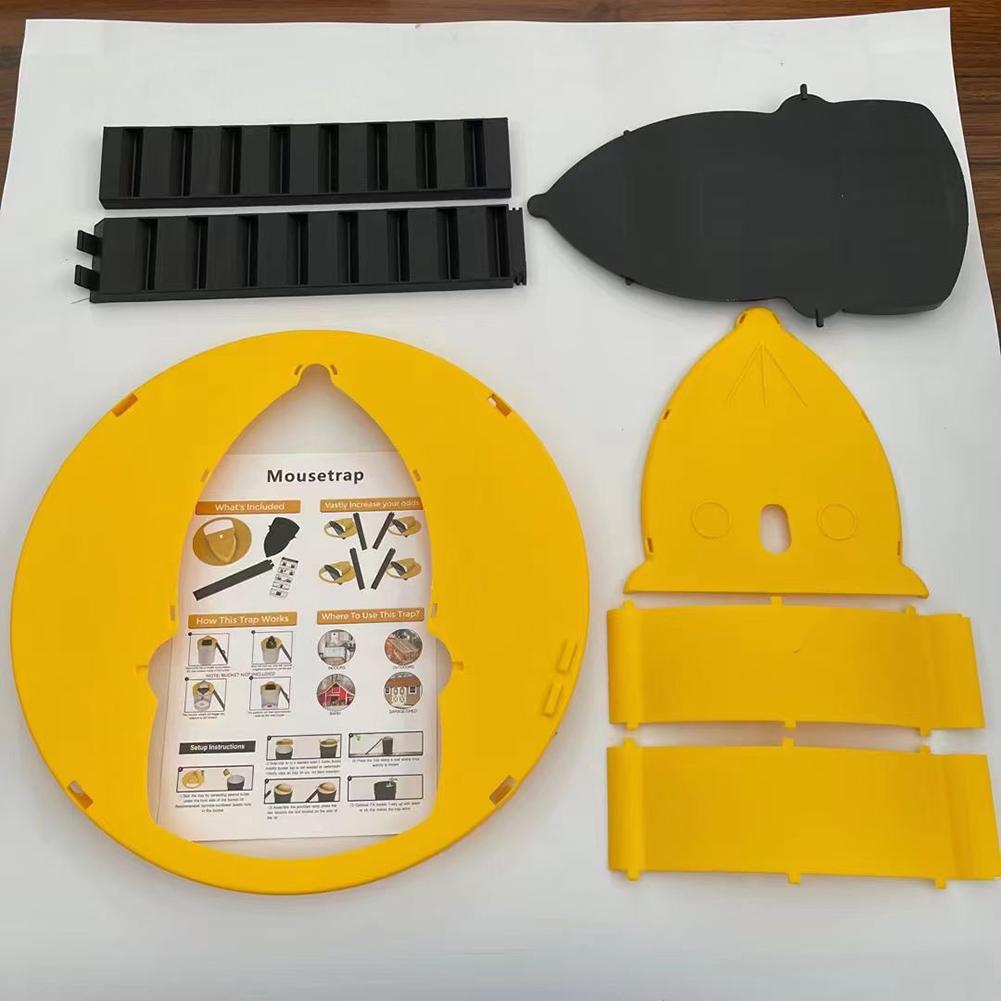 1-5 шт. Мышеловка для помещений и улицы, ловушка-ракушка, автоматически сбрасываемая, непрерывная, мышеловка с откидной и скользящей крышкой, мышеловка