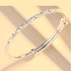Silver Bracelet Female S999 Pure Silver Gift for Mom and Girlfriend Silver Bracelet Silver Jewelry Solid Full Sky Star Full Silver Birthday Gift