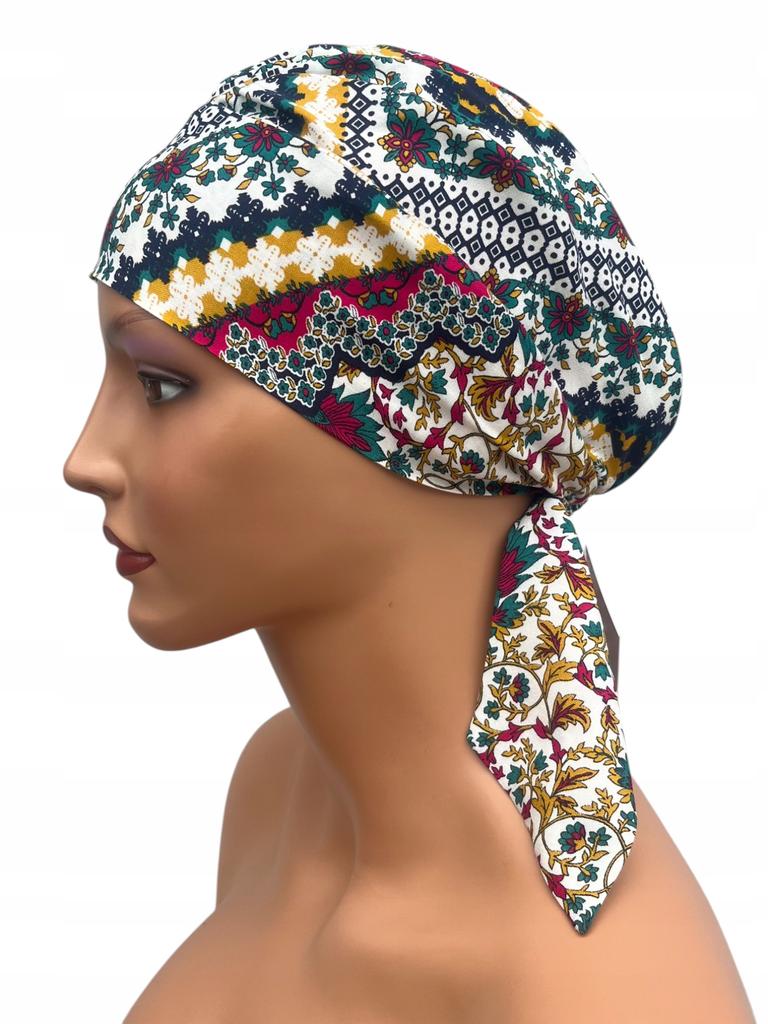Damska Chusta Mgiełka Na Głowę Turban Tess W-3 Także Po Chemioterapii