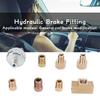 Universal Hydraulic Brake Light Switch Kit Includes 2-3/8in Tube Nut, 2-1/4in Tube Nut, 2-3/16-1/4in Adapter, Car General Brake Modification Kit,