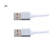 1м/1.5м/2м Портативный USB на USB для радиатора Тип A USB-удлинитель USB-удлинительный кабель USB-кабель Удлинитель Папа на Папу