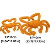 Simulation Crab Plush Toy Fluffy Sea Animal Doll Sleeping Pillow Crab Plush Doll  Christmas Toy