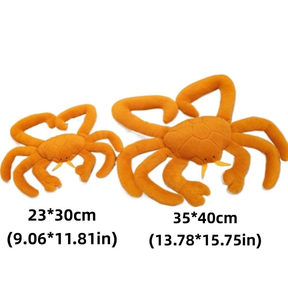 Simulation Crab Plush Toy Fluffy Sea Animal Doll Sleeping Pillow Crab Plush Doll Christmas Toy