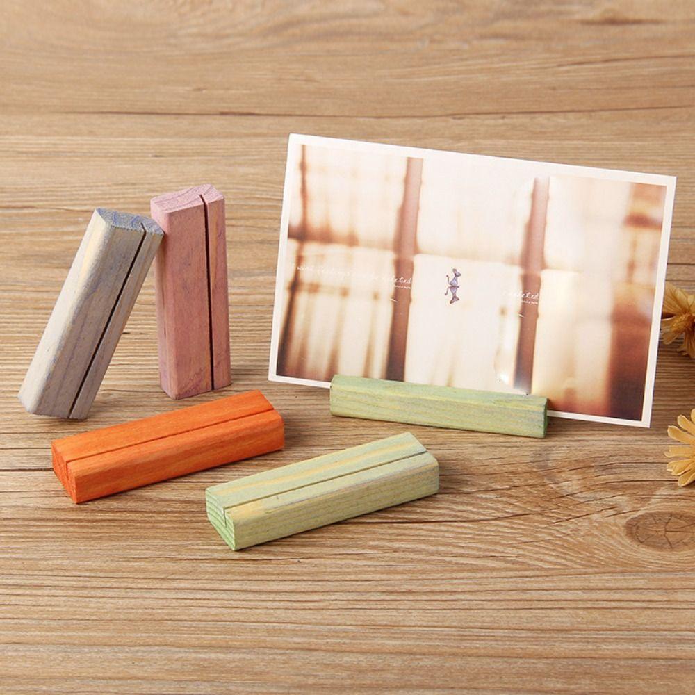 Stand Paper Clamp Desktop Decoration Place Card Table Numbers Holder Photos Clips Clamps Stand