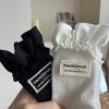 Осенние детские носки для девочек, шикарные корейские простые носки с оборками из телячьей кожи для детей, черно-белые носки для девочек, одежда, аксессуары
