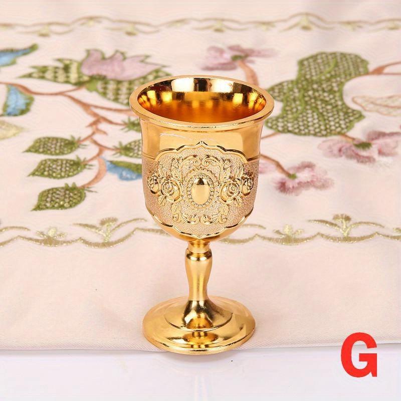 1 шт. Европейский стиль бокал для вина высококачественный бокал для ликера креативный домашний металлический бокал для ликера ретро креативные маленькие детали