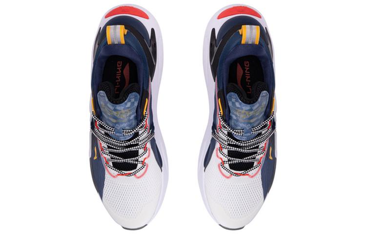 Li Ning Огнеупорная амортизация Амортизация с отскоком Низкие повседневные кроссовки Мужские AGLQ059-5