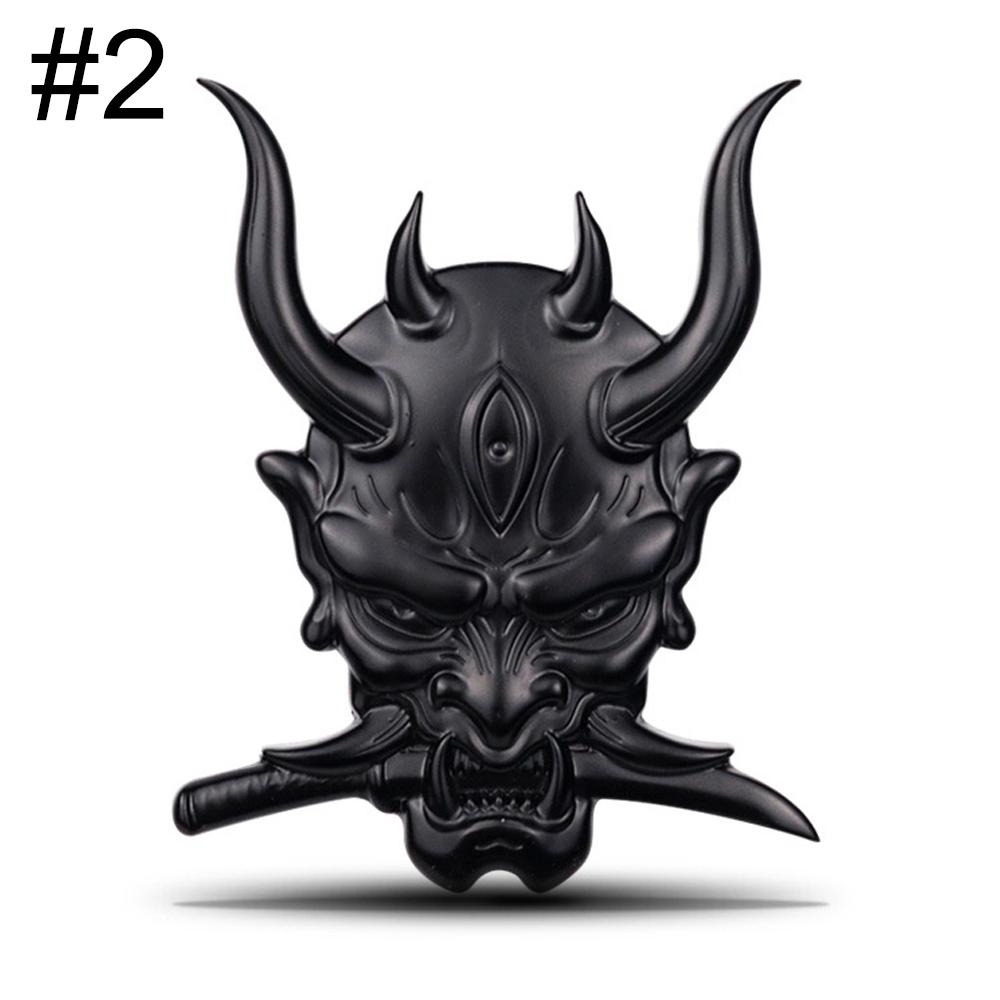 DSYCAR 1Pcs Metal Warrior Car Side/Rear/Front Decorations Badge Emblem 3D Self-Adhesive Nameplate Sticker for Car