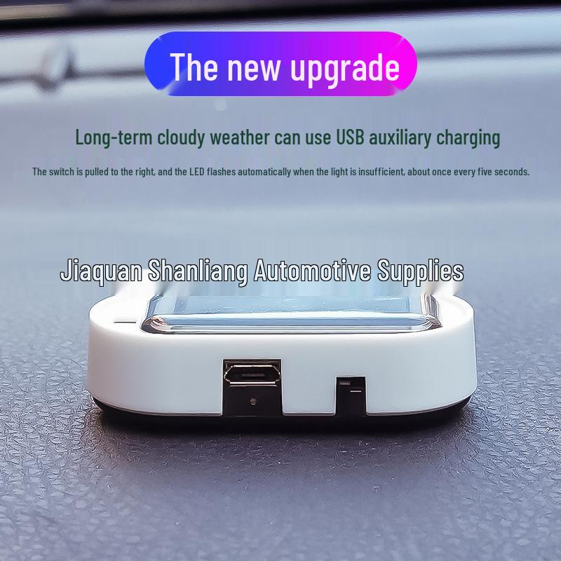 Универсальный светодиодный автомобильный салонный противоугонный имитирующий солнечный предупреждающий свет