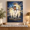 Jude Bellingham Custom Name Text 5D Diamond Painting Kit DIY Full Drill Diamond Art Decoration