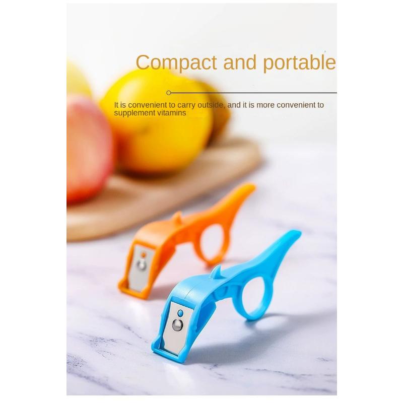 Овощечистка для фруктов, яблока, киви, апельсина, овощечистка из нержавеющей стали, портативная ручная машина для очистки картофеля, кухонные инструменты