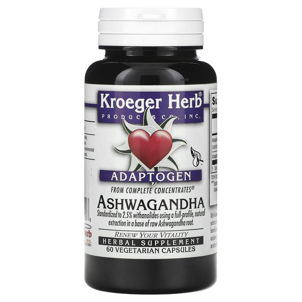 Ashwagandha, Veggie Capsules 60 (225Mg Per Capsule)