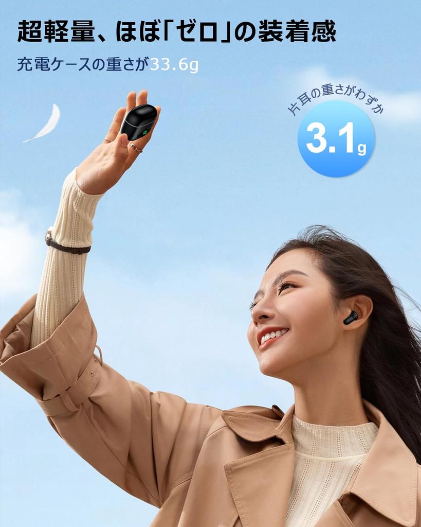 SAMONIC Wireless Bluetooth Fast Bluetooth Multifunctional Touch Control Bluetooth Sound Automatic Instant Up To 45 Hours IPX7 Waterproof ENC Noise