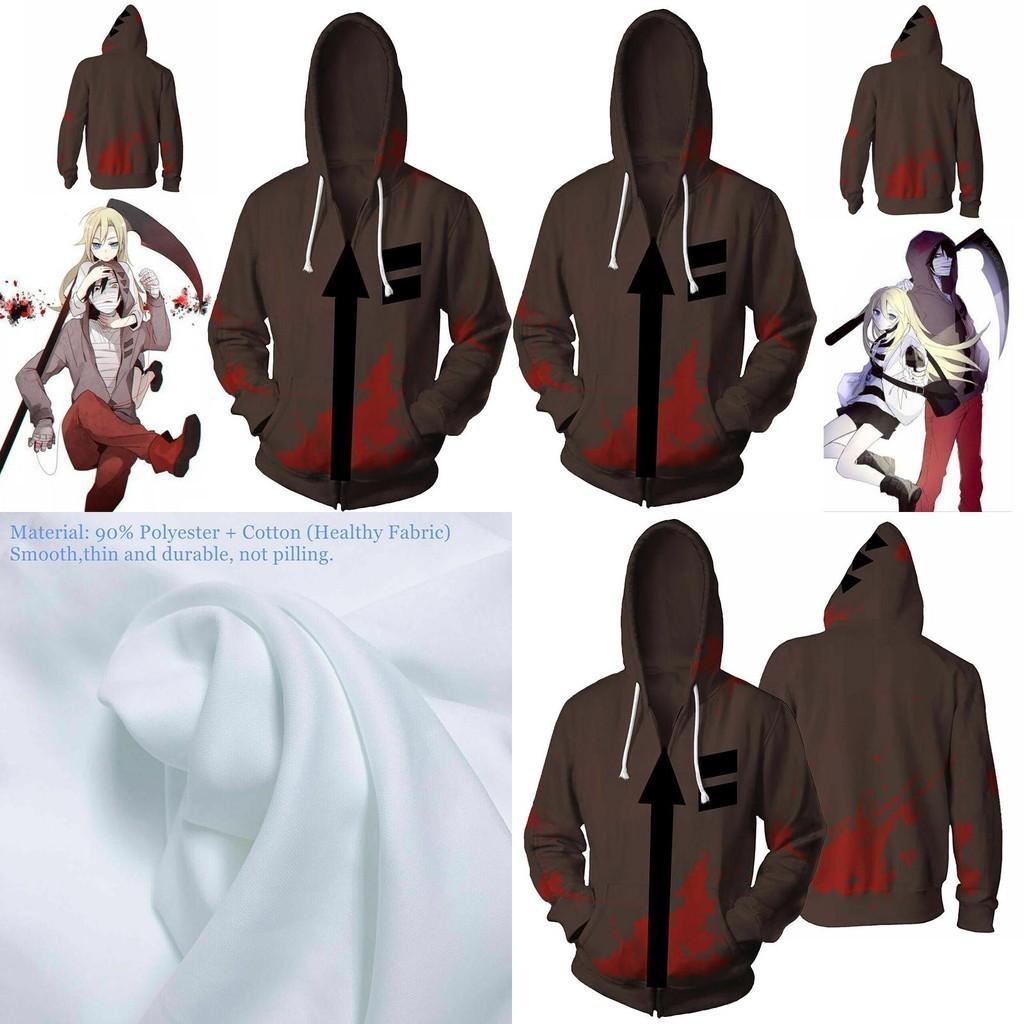 Anime Of Angels Death Isaacfoster Zack Hoodies Coat Sweatshirt Costume Cosplay