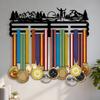 Sports Medal Display Rack Heavy Duty Metal Wall Mount Award Holder Competition Race Medal Organizer Hanger Stand Decoration