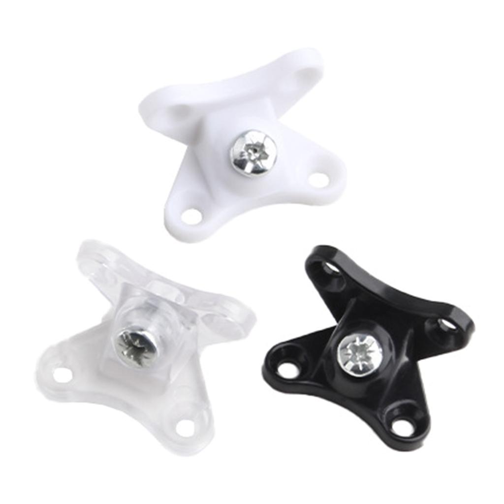 10 Pcs Butterfly Corner Code with Screw Removable Corner Brace Plastic Right Angles Brackets Furniture Hardware Durable