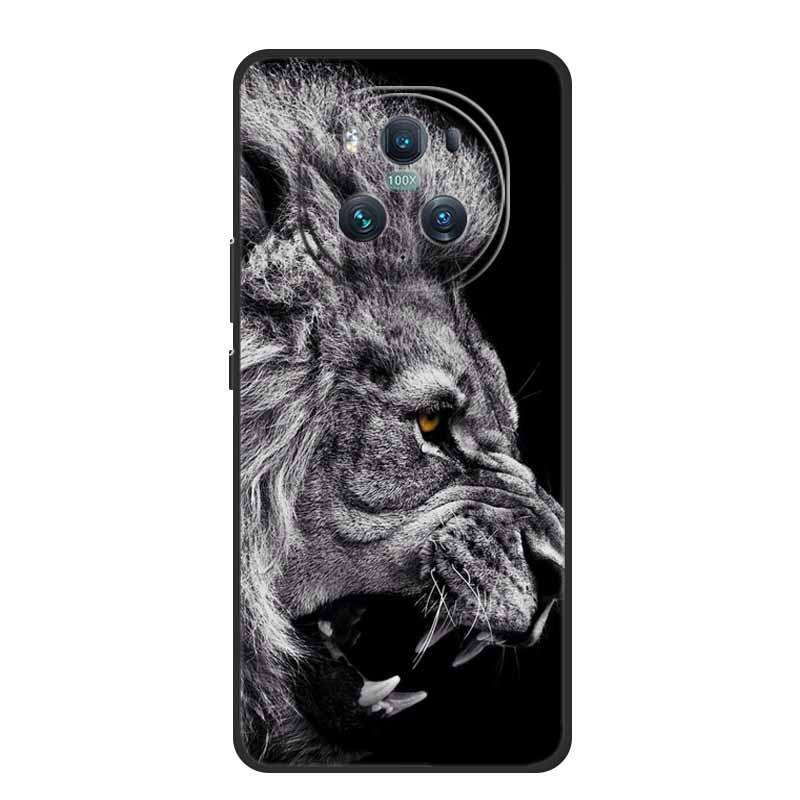 Чехол для Honor Magic6 Pro Животные ТПУ Силикон Мягкие Чехлы для Телефона Задняя Крышка для Huawei Honor Magic 6 Pro Волк Ударопрочный funda