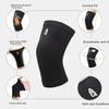 AQ Professional Sports Knee Brace for Running, Climbing, Basketball, Badminton, Meniscus Protection, Black And Blue, 10502M, Single Pack