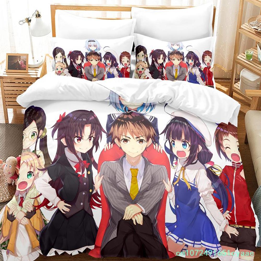 Работа Рюу никогда не заканчивается! Комплект постельного белья Single Twin Full Queen King Size Bed Set Adult Kid Bedroom Duvetcover Sets Anime