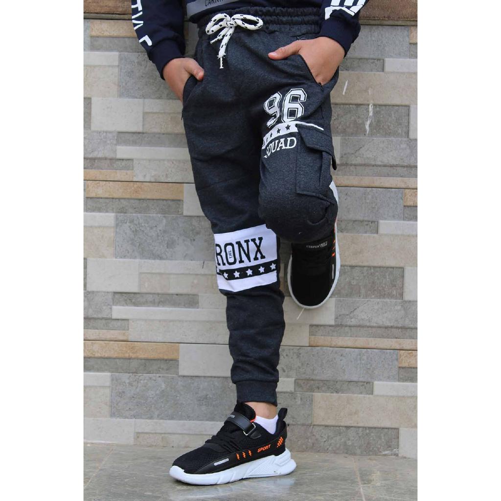 Темно-синий спортивный костюм с карманом на молнии Six