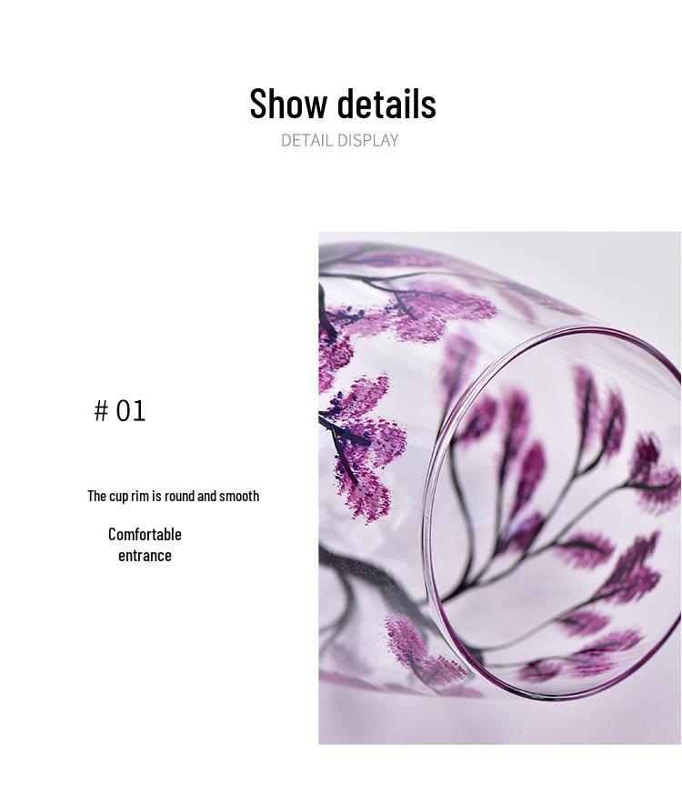 Набор расписных хрустальных бокалов и подставок для яиц «Четыре сезона»