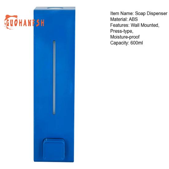 600ml Press-type Soap Dispenser, Wall Mounted, Universal, Hand Wash Lotion Container, for Bathroom