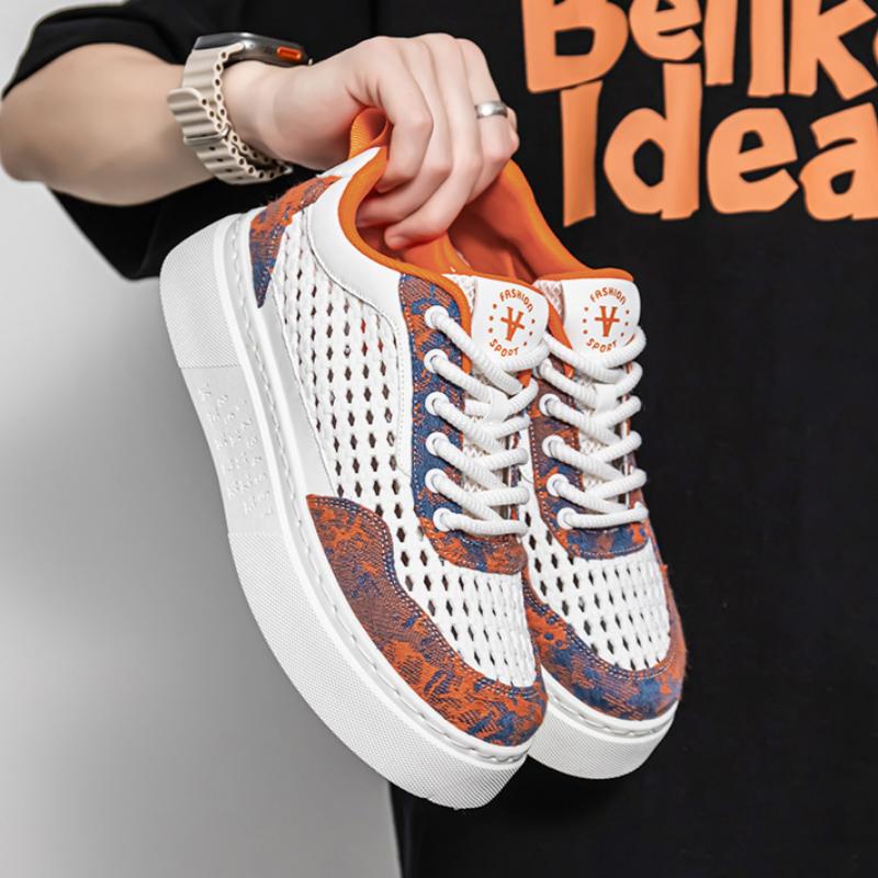 Men's Summer Breathable Mesh Thick-soled Sneakers Comfortable and Versatile Sports Casual Shoes