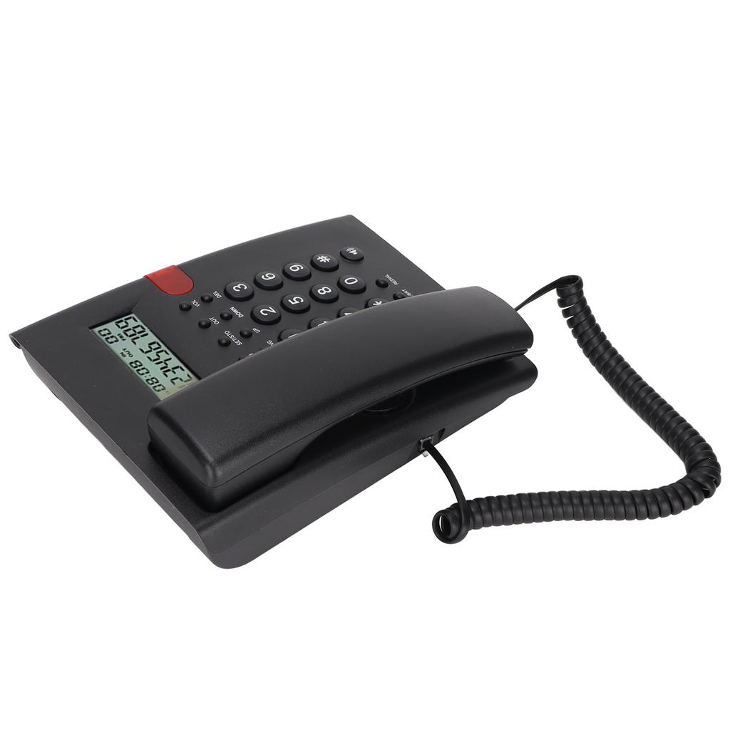 K010A 1 Проводной телефон с функцией Caller ID, громкой связью, настольный стационарный телефон для дома, офиса, отеля