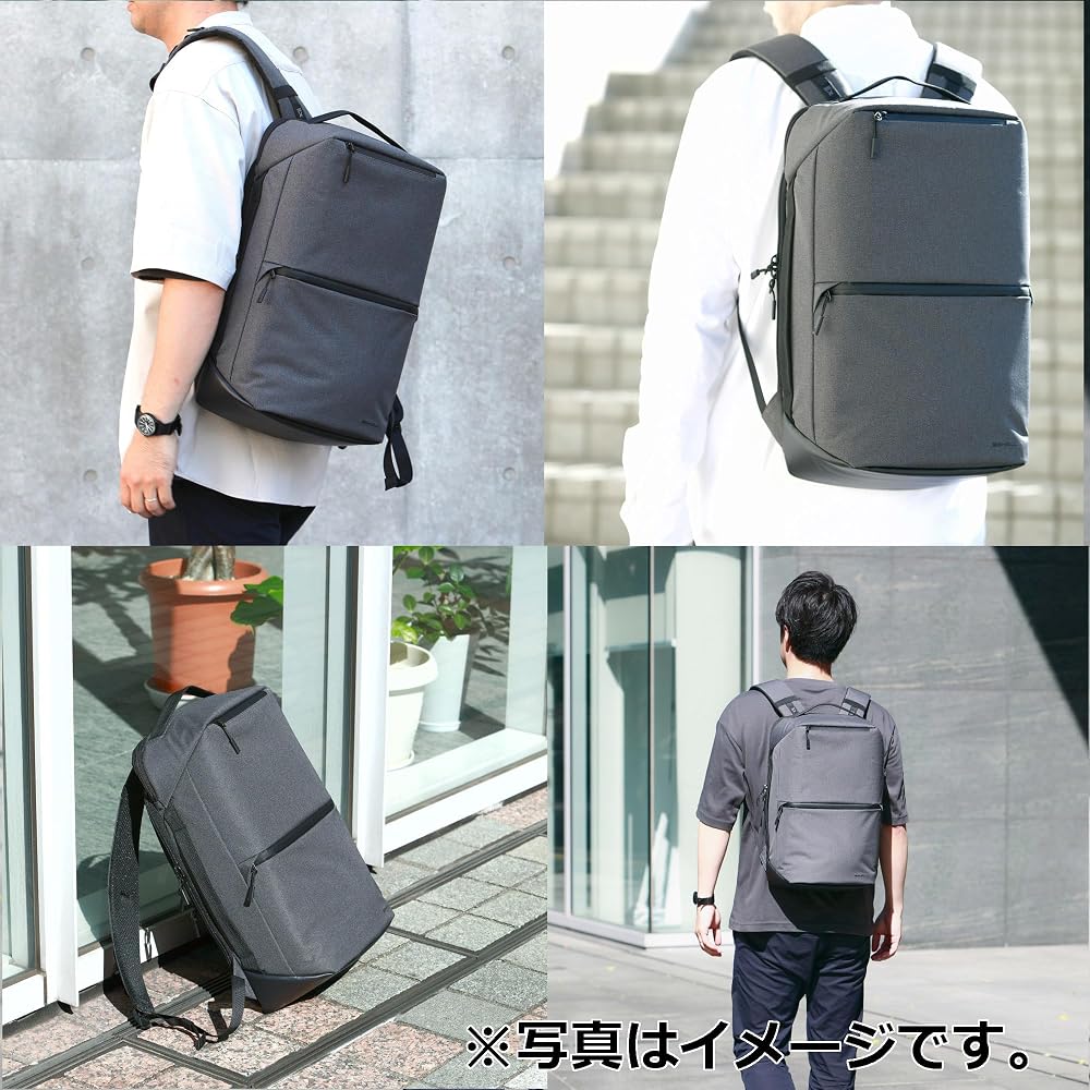 HAKUBA Camera Bag Plus Shell City Zip Backpack 15 G05 AZ Black Camera Backpack Business Bag Rear Access 2 Compartments Everyday Use AMZSP-CT5ZBP15B 49