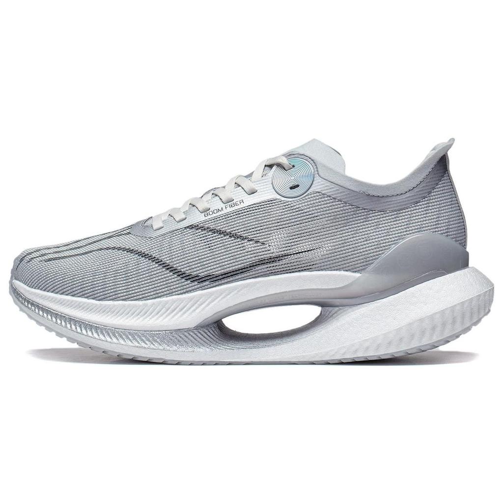 Li Ning Absolute Shadow 2 Essential Comfortable Simple Fabric Non-Slip Wear-Resistant Low-Top Running Shoes Men Running Shoes Gray ARRT005-3
