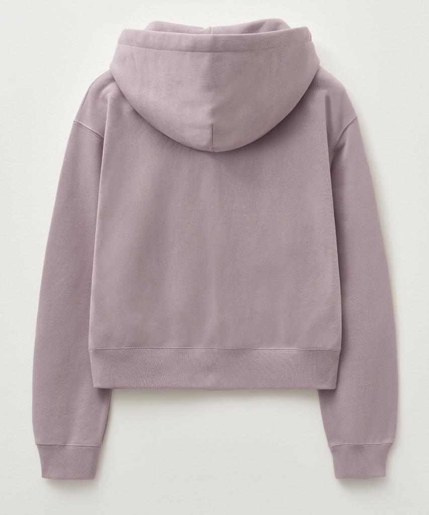 Худи на молнии Satur Theo Cotton All Day, фиолетовое (Тип А)