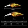 Long-Cast Rock Rolling Long-Tongued Fat Minnow Floating Crank Plastic Artificial Hard Bait 10g 17g Bass Saltwater Fishing