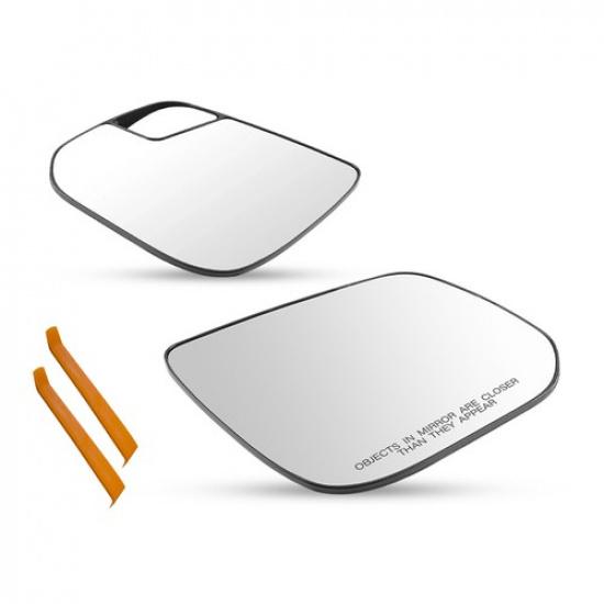 Mirror Glass For 2015- Chevrolet Colorado Base Dirver Passenger Side Heated