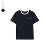 Guess Мини-футболка с логотипом и контрастными манжетами, короткий рукав Mq2k8433