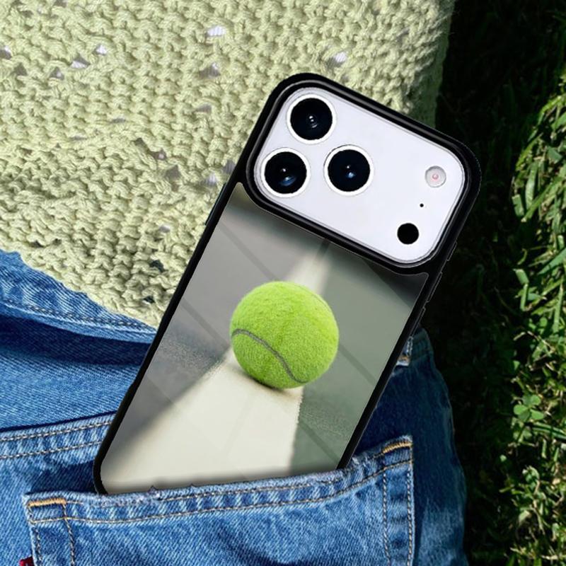Tennis Ball Sport Phone Case For iPhone 17 AIR 16 Pro Max 15 14 Pro 11 12 13 Shockproof Silicone Cover