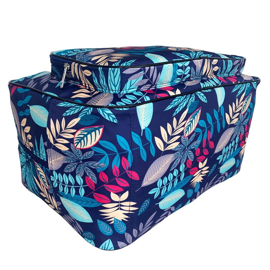 Портативная сумка для хранения швейной машины. Прочные нейлоновые дорожные сумки с карманами для аксессуаров ярких цветов.