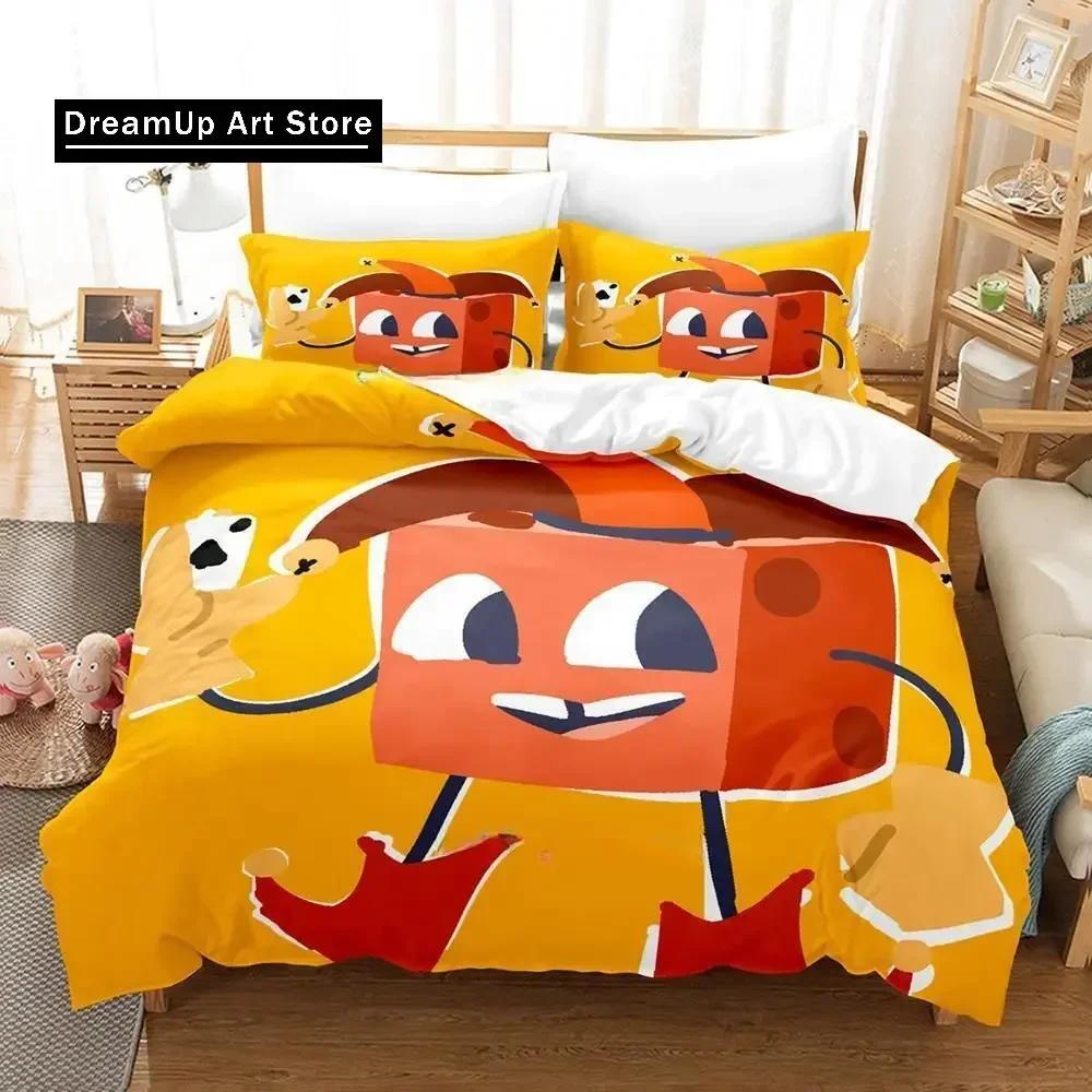 Новый 3D-принт Аниме Игра Dicey Dungeons Комплект постельного белья Односпальный Twin Full Queen King Размер Комплект постельного белья для спальни Взрослого Ребенка Пододеяльник Комплекты