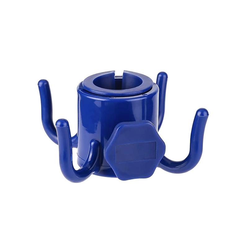 4pcs Plastic Umbrella Hooks - Secure Canopy Clips For Beach, Patio, Market Stall Umbrellas - Easy Pole Mounting Tool {NN74}