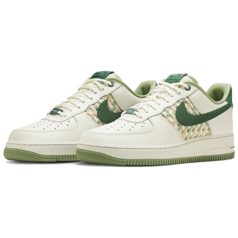 Nike Кроссовки Air Force 1 Low '07 Premium NAI KE Плетение Бамбук Парусный Горчичный Зеленый FN0369-100