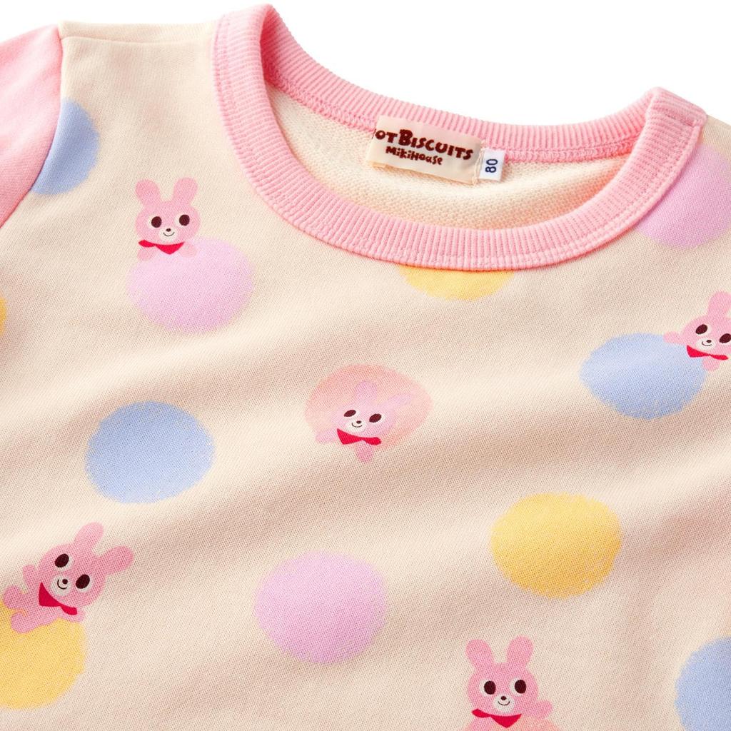 ГОРЯЧАЯ пижама для мальчиков и малышей и [MIKIHOUSE BISCUITS] девочек, детская одежда, разноцветная, 110см, 70-7333-148