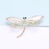 Blucome Креативная новая опаловая брошь в виде стрекозы, модная булавка из сплава с насекомыми, женское пальто, свитер, аксессуары для одежды